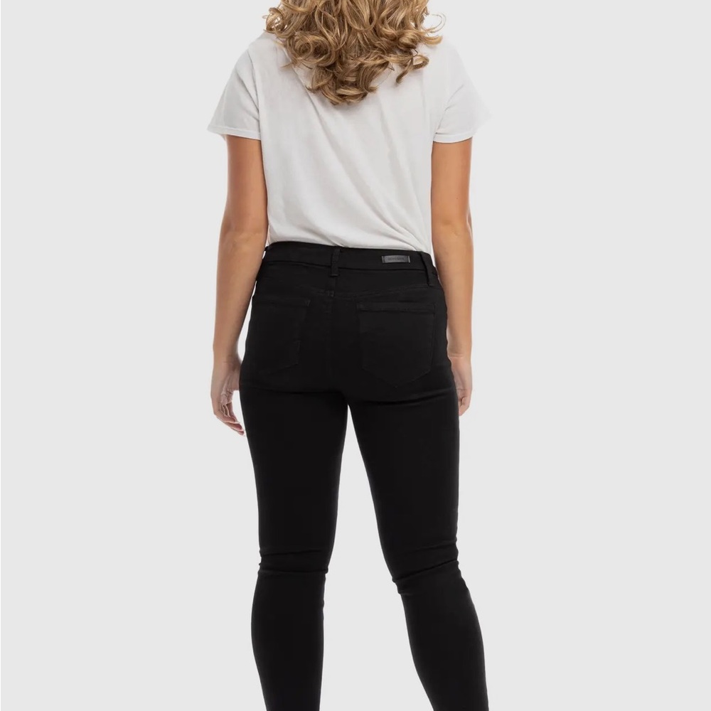 1822 Denim Black Mid-Rise Skinny - Picture 4 of 5